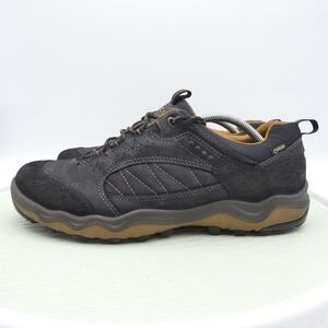 Ecco Ulterra GTX Mens US 11-11.5 Hiking Shoes Black Leather Athletic Sneakers